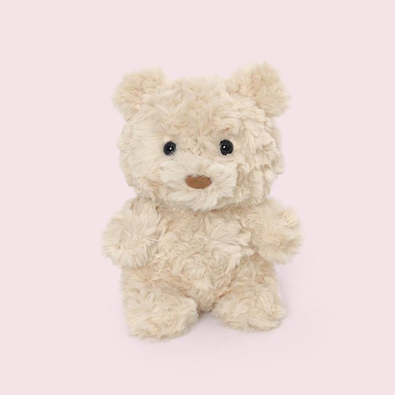 Plush Bear Cute Toy Cotton Filling Comfort Decor Children Festival Gift Doll