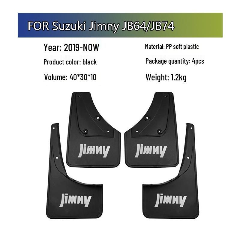 Suzuki Jimny 2019-2025 Soft Rubber Mudguard Car Accessories