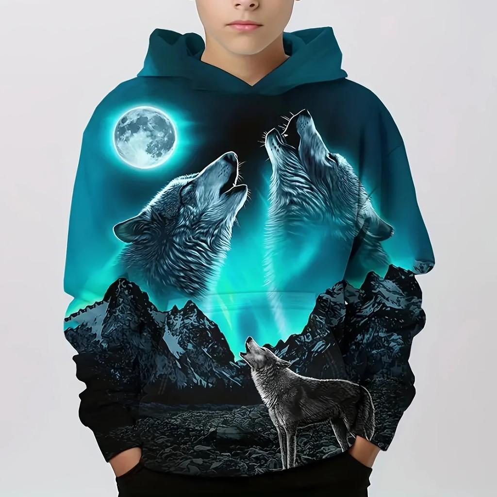 Trendy Gamepad 3d Print Cute&cozy Hoodie For Kids Boys Keep Him Warm And Stylish Children Hooded Pullover Spring Autumn Clothing