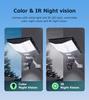 6MP Outdoor Solar Street Light Camera, 20X Zoom, Full Color Night Vision, PTZ, Dual Picture