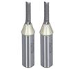2PCS Woodworking Drill Bits 12 Inch Tungsten Steel CNC 3 Flutes Cutting Drill Bits