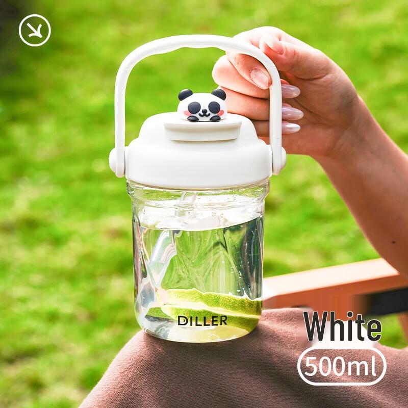 Diller Cute Panda 500ml Insulated Sports Bottle