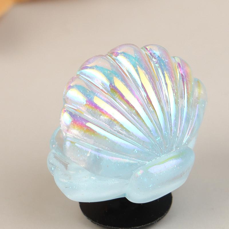 Blue Secret Starfish Shell Hole Shoe Buckle Accessories Decoration Removable Shoe Accessories For Girls Summer Shoes Diy Gift