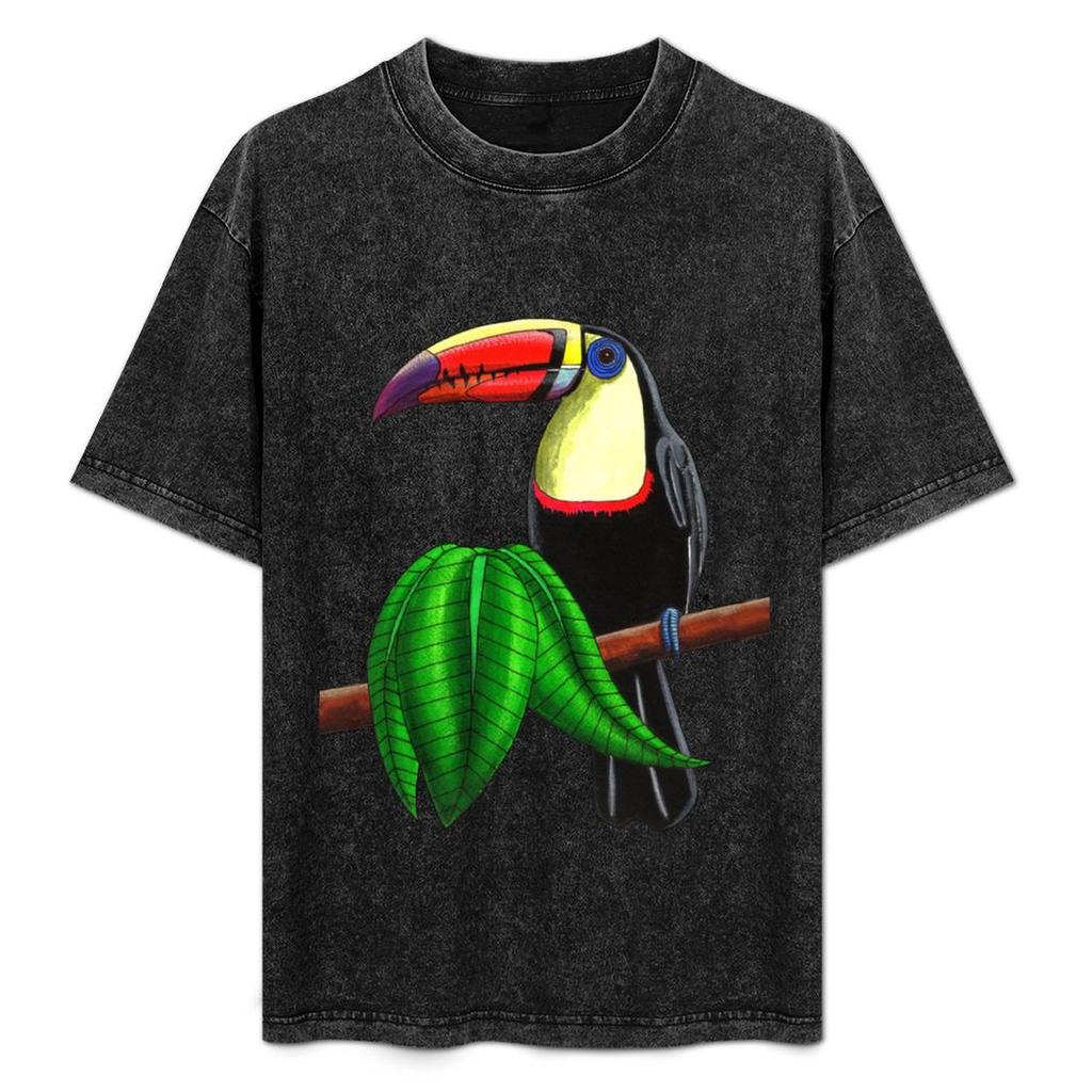 Toucan Tshirt Sports Casual Short Sleeve Cotton Tee