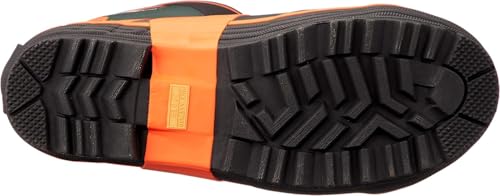 Okamoto Wild Wolf RMT-73043 Men's Steel Toe Cap and Puncture-Resistant Safety Boots, Green, Size 29cm