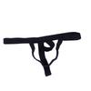 Men's Hollowed-out Fart Thong Panties, Black Erotic Elastic Erotic Underwear Thong Hollowed-out Erotic