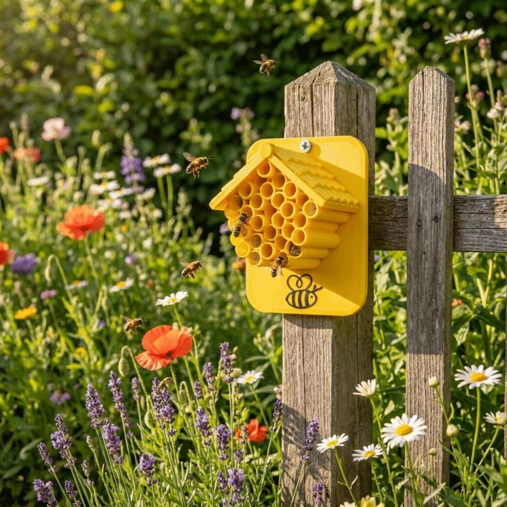 Umweltfreundliches Bienenhotel Sicherer Hafen Bienen Nisthäuser Dekorative Garten Bienenhaus Wildbienen