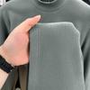 Pierre Cardin Men's Semi-High Collar Long Sleeve Silk Cotton Base Layer Shirt