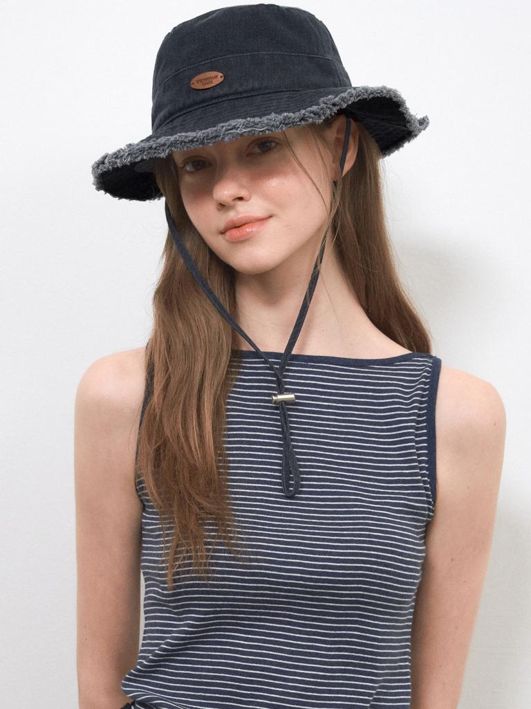 Wednesday Oasis For Woman Bohemian Safari Bucket Hat_Charcoal(W25-Acc02)