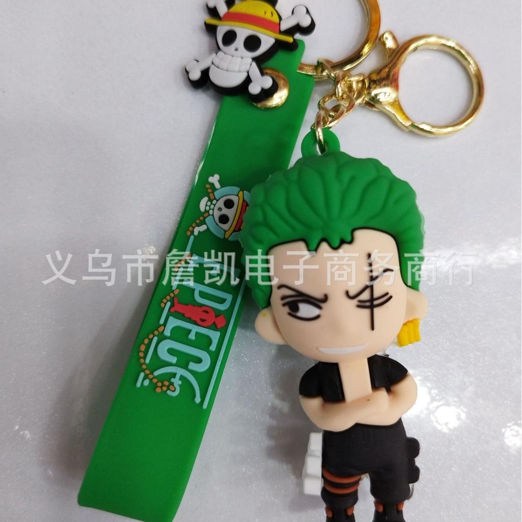 Creative Cartoon One Piece Doll Series Keychain Couple Bag Car Keychain Accessories Gift Wholesale Y2k Fashion Toys Anime