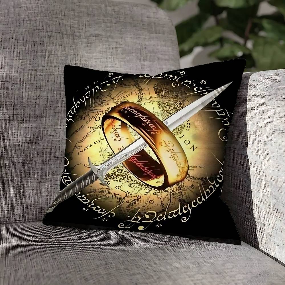 L-Lords of the R-RingES Throw Pillow Case For 55x55cm 30x30cm 50x50cm 45x45cm 40x40cm Square Chair Pillowcase Case