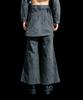 Lekyulli Wrinkle Skirt Pants Charcoal