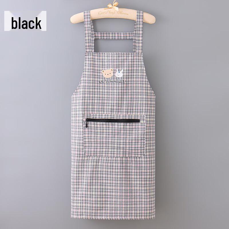 Three Dolphins DH Cotton Protective Apron with Zipper Pocket Sleeveless