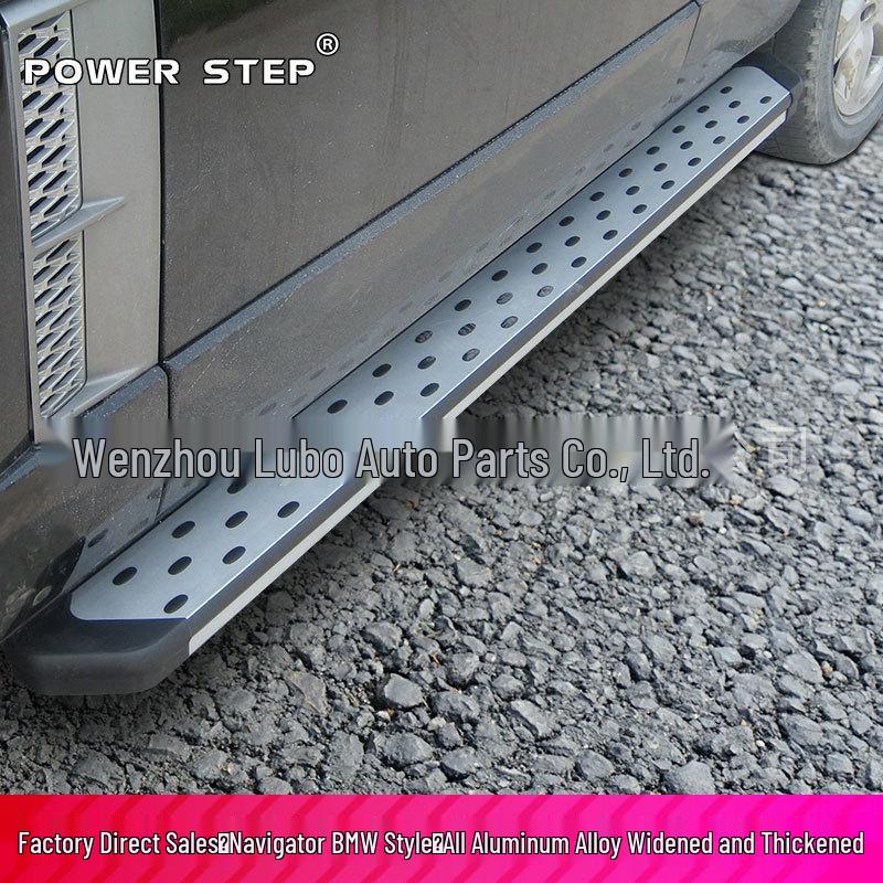 Ford Explorer Fixed Running Boards Black Plum All-Black Panel for Highlander and Teramont Auto Modification