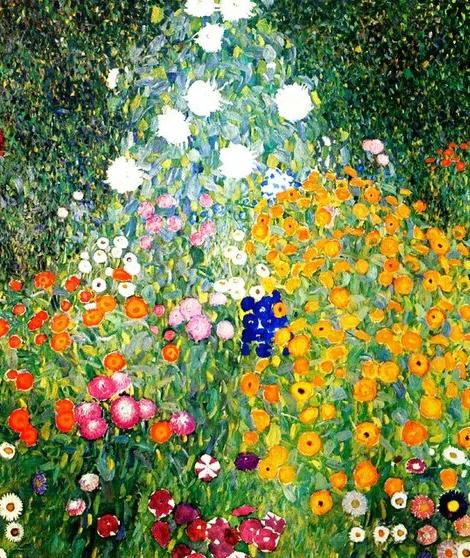 Gustav Klimt Flower Garden Diamond Painting 2022 New Collection Courtyard Landscape Diamond Embroidery Full Cross Stitch Q368