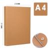 Raccoglitore con Copertina in Carta Kraft Vintage A5 A6 B5 A4 Organizzazione Ufficio Quaderno Aziendale Avanzato Cancelleria
