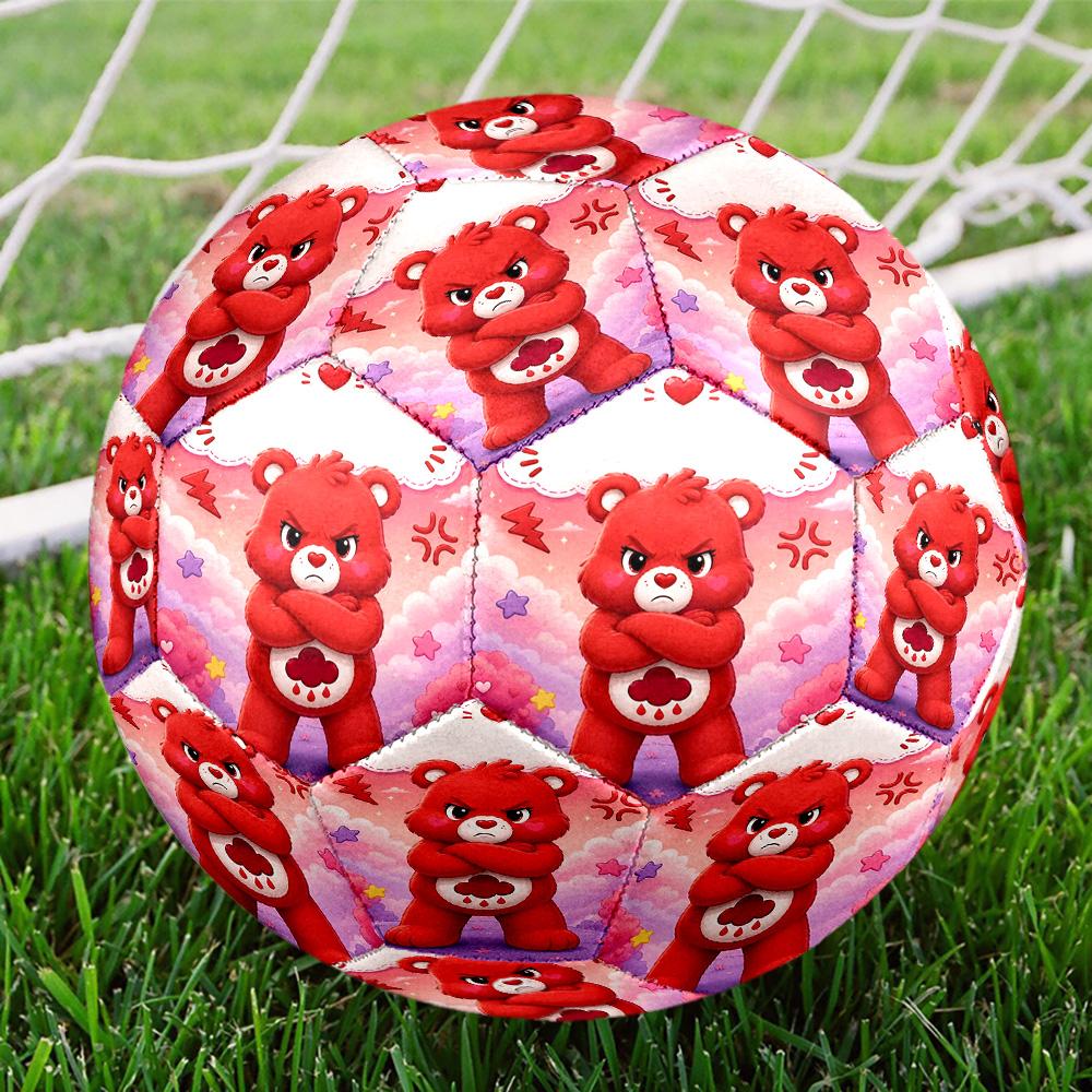 Care Bears Print Size 5 Soccer Ball, Standard Match Football for Sports Game and Team Practice, Ideal Gift for Soccer Fans