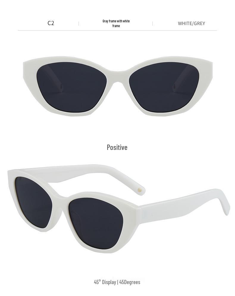 Ottoman 2025 Cat-Eye Sunglasses: Small Frame, Internet Celebrity Street Style.