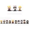 Demon Slayer Kimetsu No Yaiba Pvc Figurine Set With Sitting Posture For Collectors And Fans