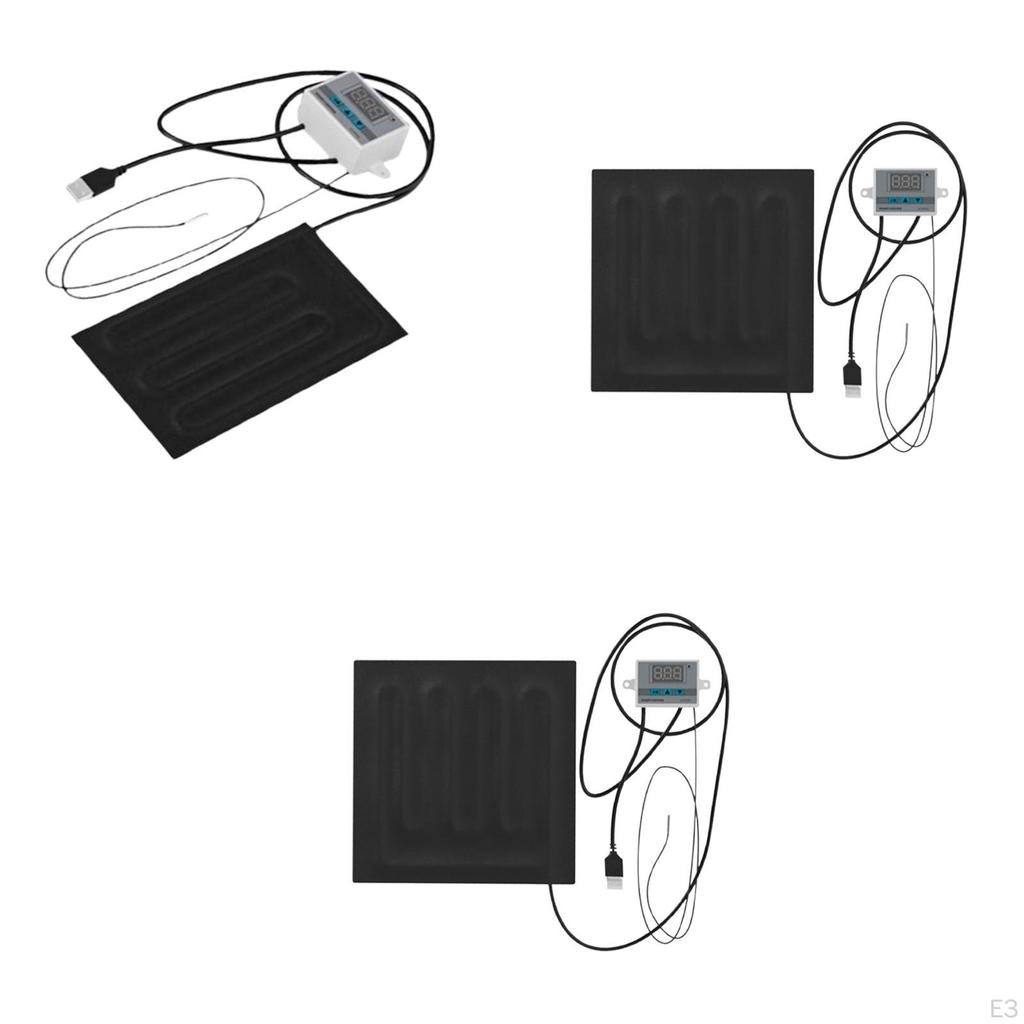 Digital Thermostat Controlled Heating Pad for Reptiles, Ideal Geckos and Frogs