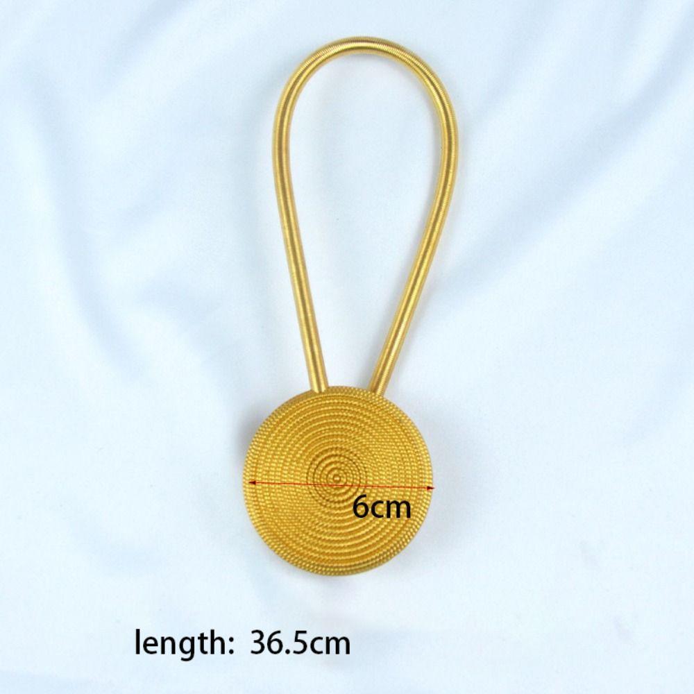European Style Magnetic Curtain Tieback Clip Anti-slip Braided Curtain Strap Tied Belt Exquisite Curtain Hanging Rope