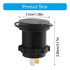 Double PD QC3.0 Car Power Outlet Adapter 4 USB Ports 83W Output Plastic Adapter Suitable for Trucks Boats Motorcycles