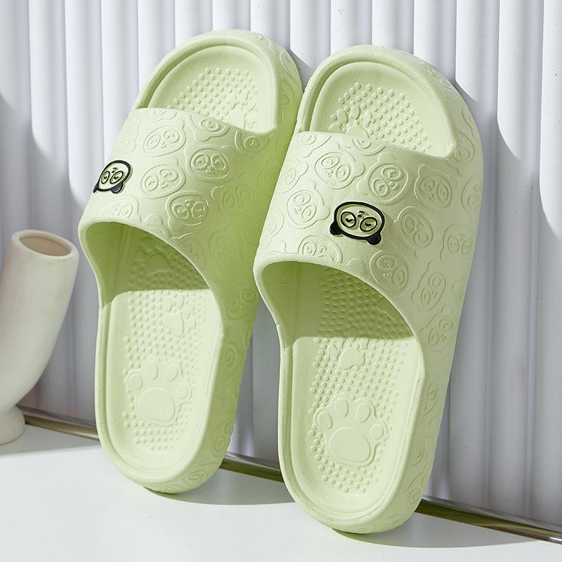 Slippers Female Summer Cartoon Hotel Indoor Couple Home Bath Non-slip Thick Bottom Household Sandals Male