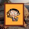 1 Stück Herr. Bean Adventure Flanelldecke Geschenk, Geeignet für Männer und Frauen, Weich, Ideal für Betten und Sofa, Geburtstags- oder Weihnachtsgeschenk