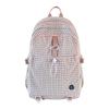 Schoolbag Campus School Bag Female Korean Edition Ins Simple Plaid Backpack High School Students Large Capacity Mori Travel Backpack