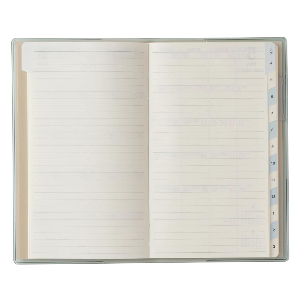2026 Monthly Planner - Starts April, Sunday Start, Grande Access, Matcha Green, 9921