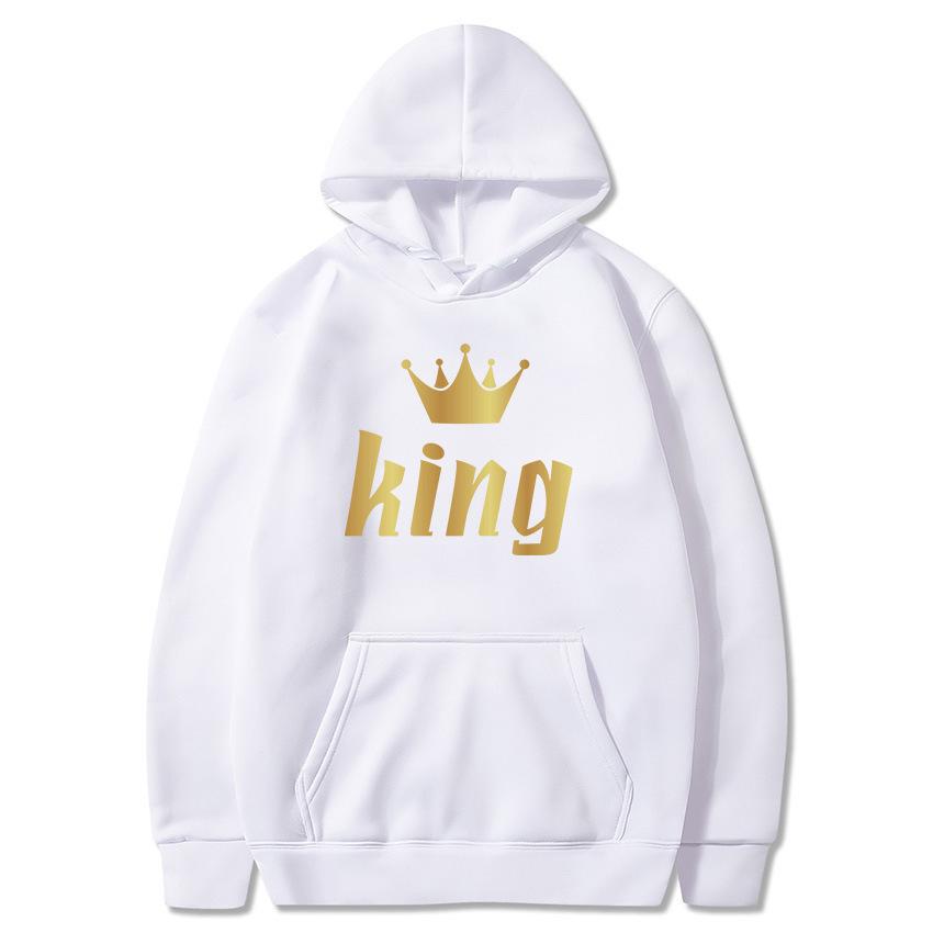 2025 Autumn and Winter Pullover Hoodie Sweater Fashionable Gold Letter Men and Women Couple Sweater One Generation