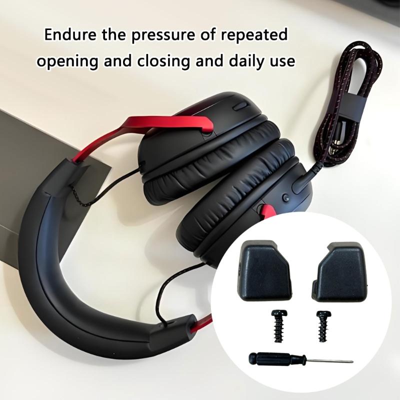 Replacement Swivels Shaft For Cloud II Headsets Headband Repair Durability Plastic Accessory Easy Installation with Tool