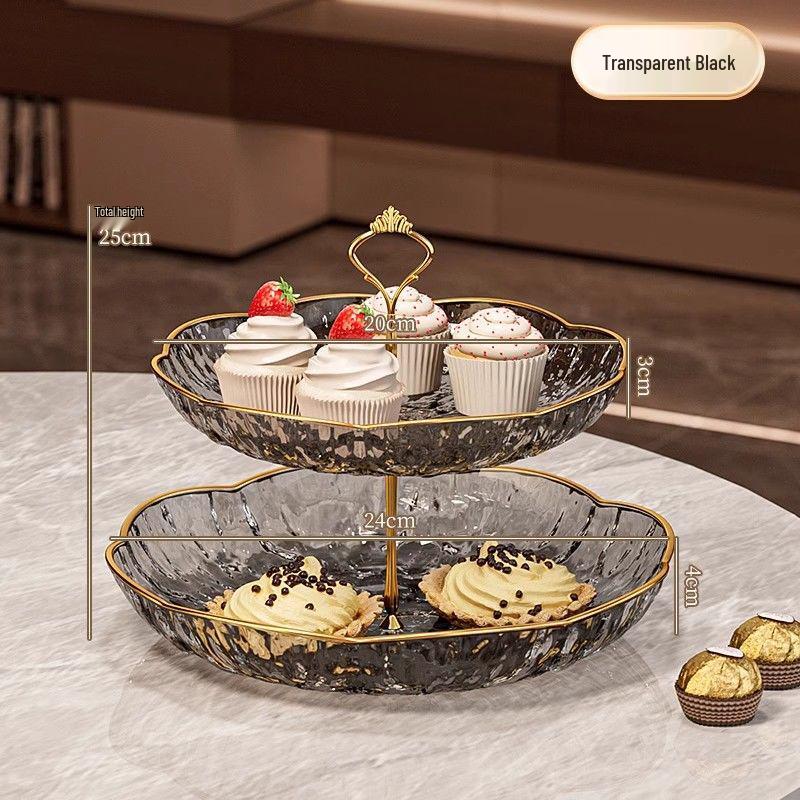 2025 Multi-Layer Fruit and Snack Display Plate for Home and Living Room