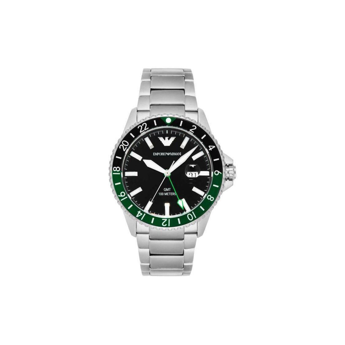 

Emporio Armani World Explorer 42mm AR11589-CLG Black Dial