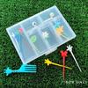6 Slots Empty Container For Fruit Pick Storage Box For Fruit Pick Box For Fruit Pick Packaging Gift Earring Ring Box For Jewelr