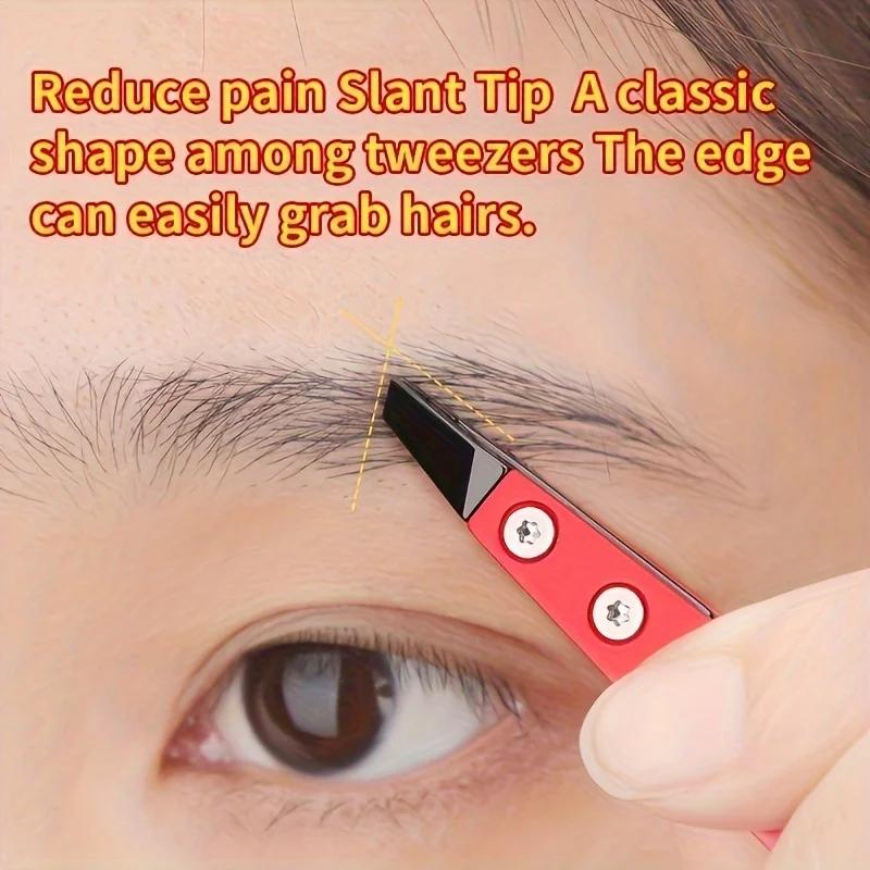 Xiaomi Precision Eyebrow Tweezers Stainless Steel Precision Ceramic Tip Eyebrow Tweezers Professional for Ingrown & Facial Hair Removal