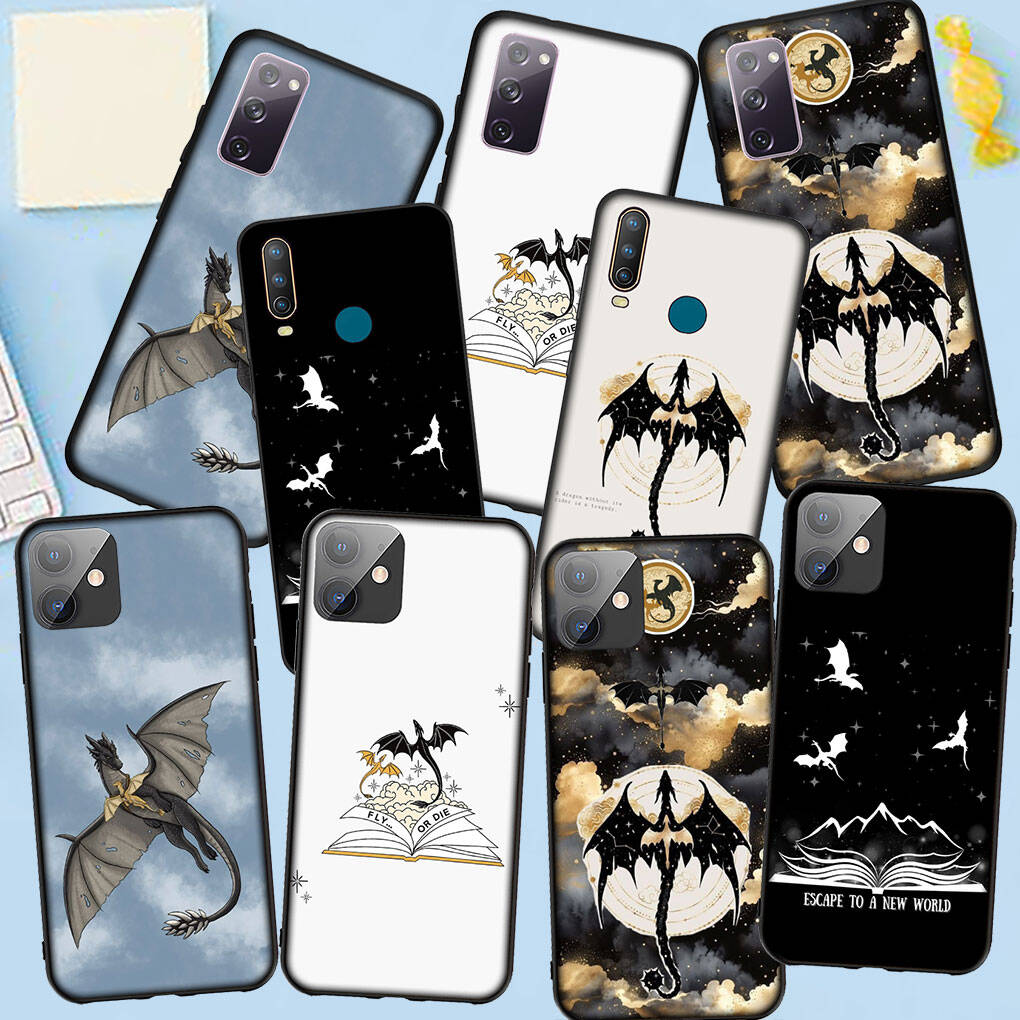 Phone Case for Samsung Galaxy S25 S23 S22 S24 Ultra FE A05 A06 A15 A16 A36 A37 A35 A52 A54 A55 A56 A57 A25 A26 A53 A17 Poster Book Fourths Wing Cover