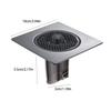 Removable Stainless Steel Floor Drain Fast Drainage Backflow Preventer Valve  Hair Strainer