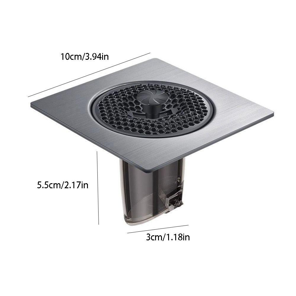 Removable Stainless Steel Floor Drain Fast Drainage Backflow Preventer Valve  Hair Strainer