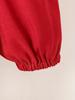 Adorable Red Vintage Dress for Toddler Girls | French-Inspired Floral Embroidered Peter Pan Collar with Bow, Long Sleeve Princess Dress