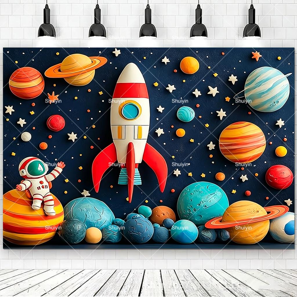 Astronaut, Rocket, Planet, Astronaut, Decorations for Kids, Party Supplies, Baby Photography Accessories, Gifts