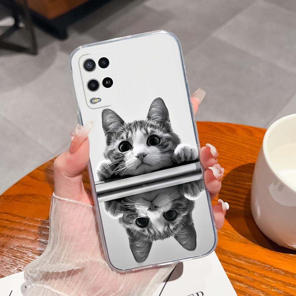 

Case For Oppo A54 A54S Phone Cover Multiple Patterns Soft TPU Silicone Clear Anti Choc Bumper For OPPO A 54 S Funda Coque Capa Oppo A54 (4G)