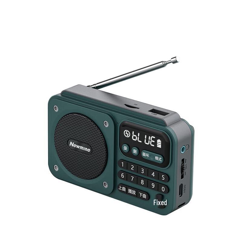 Rádio Portátil Bluetooth Speaker Newsmy N123 para Idosos (Versão CN)