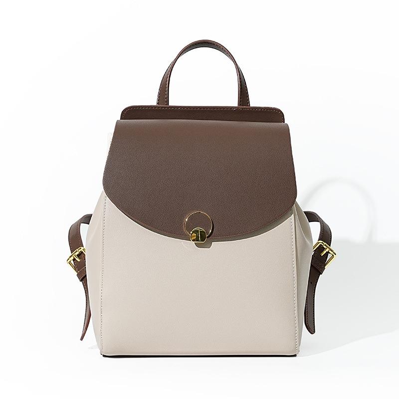 New travel student schoolbag women's shoulder backpack, light luxury fashion lightweight large-capacity girls backpack