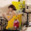 Cartoon M-Ms C-Chocolate Pillow Anime Pillow Sofa Bed Head Pillow Cover Cushion Cover 45X45 Cm Fashion