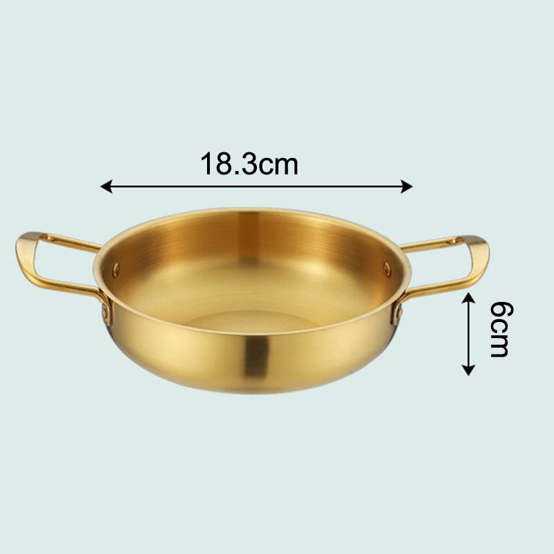 Food Grade Stainless Steel Pot With Dual Handles For Home Commercial Use  Pot Seafood Ramen Dry Pot