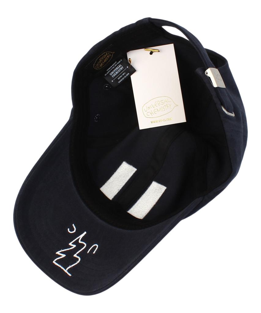 Yunibeosyeolkemiseuteuli Bold U Navy Ballcap Washed Ballcap