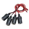 12V Universal Car Cigarette Lighter Charger With 30Cm Cable 10A/15A/20A Female Socket Plug Connector Adapter