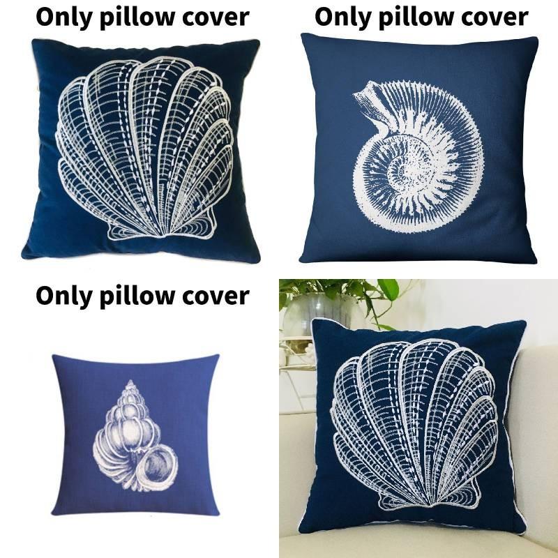 Canvas Ocean Series Throw Pillow Cover With 45cm For Home Decor And Lounge