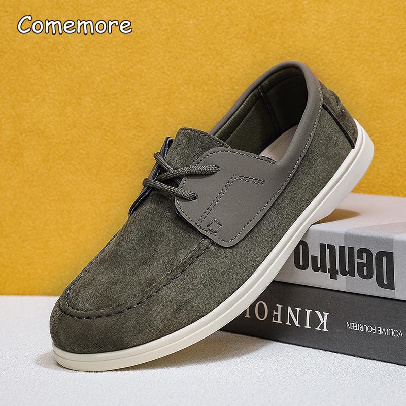 Fashion 2025 Autumn Men's Leather Casual Shoes Slip on Round Toe Large Size 39-45 Mocasines De Hombre Comfortable Shoes for Man Loafers